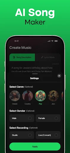 MyTunes : AI Music Generator screenshot