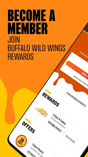 Buffalo Wild Wings Ordering screenshot