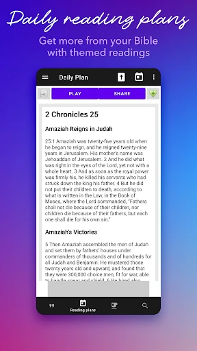Daily Bible Study: Audio, Plan screenshot