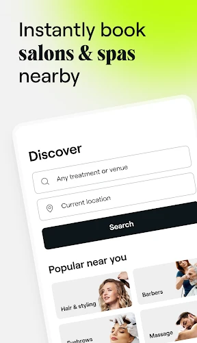 Fresha for customers screenshot