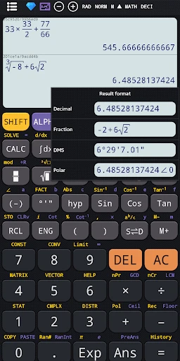 Scientific calculator plus 991 screenshot