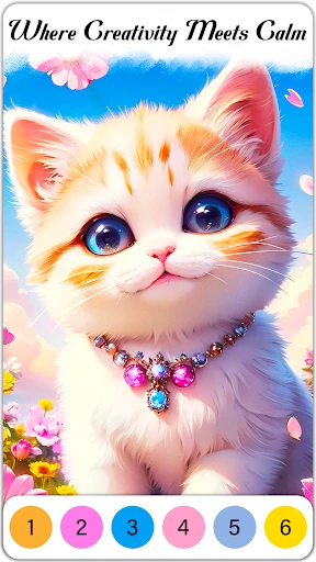 Christmas Santa Family Color screenshot