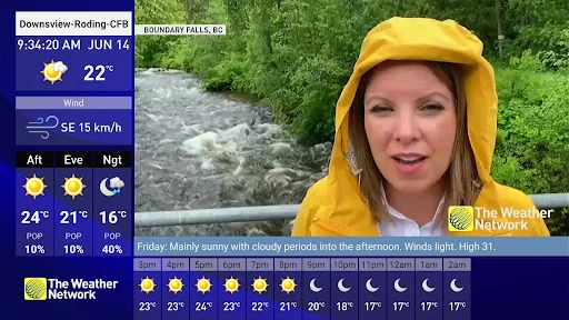The Weather Network screenshot