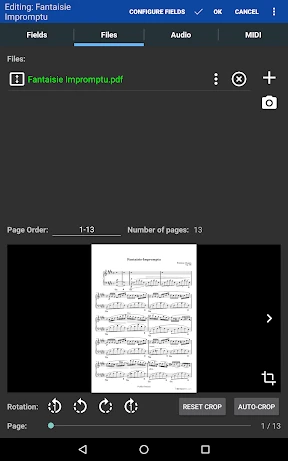 MobileSheets screenshot