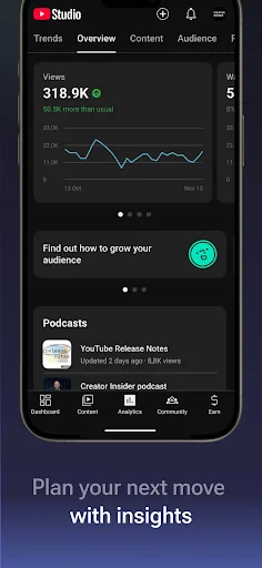 YouTube Studio screenshot