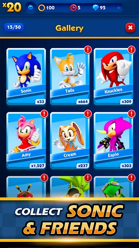Sonic Dash Endless Runner Game screenshot