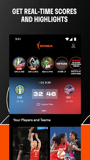 WNBA - Live Games & Scores screenshot