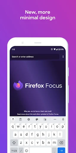 Firefox Focus: No Fuss Browser screenshot
