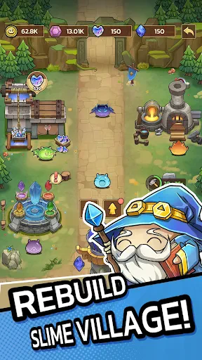 Slime Castle — Idle TD Game screenshot