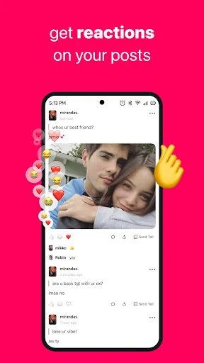 Tellonym: anonymous questions screenshot