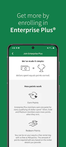 Enterprise Car Rental screenshot