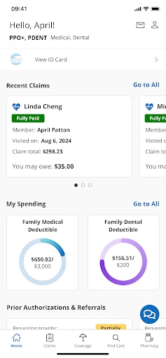 BCBSTX screenshot