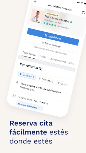 Doctoralia: pide citas médicas screenshot