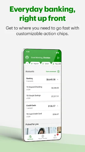 TD Bank (US) screenshot