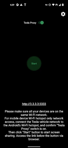 TeslaMirror screenshot