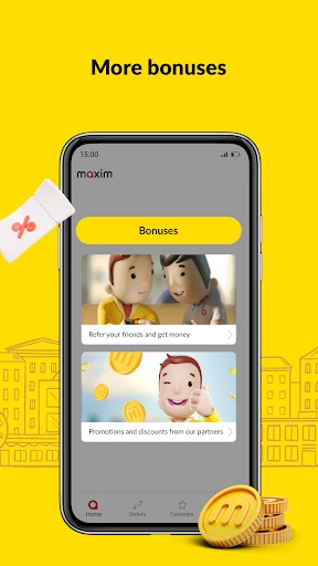 maxim — order a taxi & food screenshot