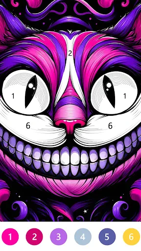 Macabre Color Paint By Number screenshot