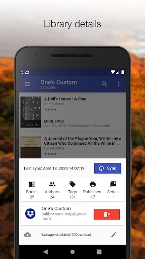 Calibre Sync screenshot