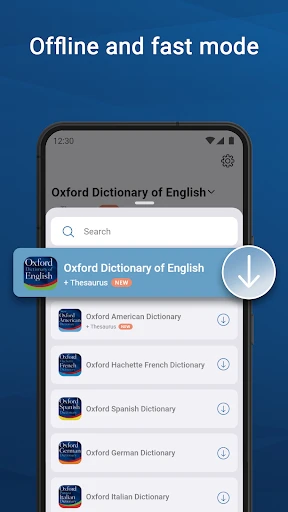 Oxford Dictionary & Thesaurus screenshot