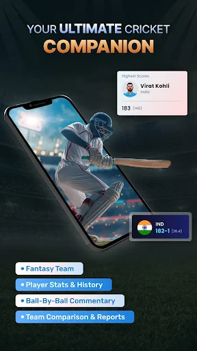 Cricket LineX: Fast Live score screenshot