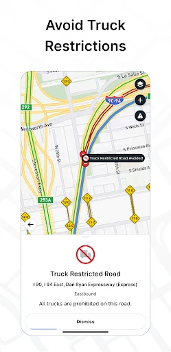 TruckMap - Truck GPS Routes screenshot