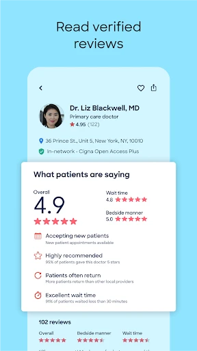 Zocdoc - Find and book doctors screenshot
