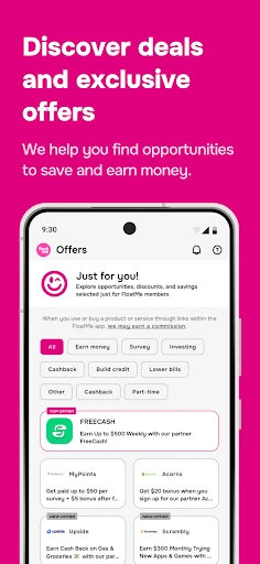 FloatMe: Budget & Cash Advance screenshot
