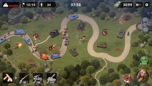 WWII Defense: RTS Army TD game screenshot