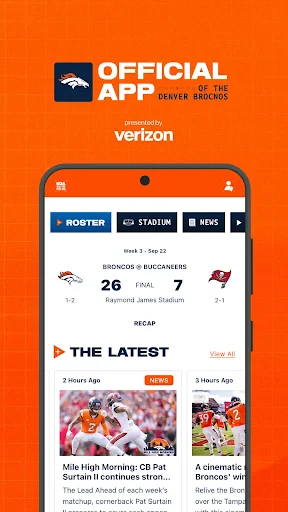 Denver Broncos screenshot