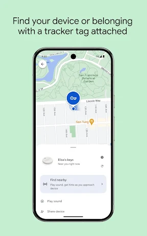 Google’s Find Hub screenshot