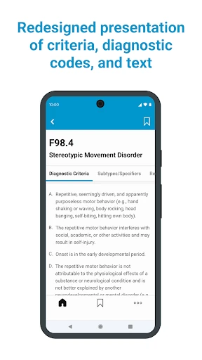 DSM-5-TR® Diagnostic Criteria screenshot