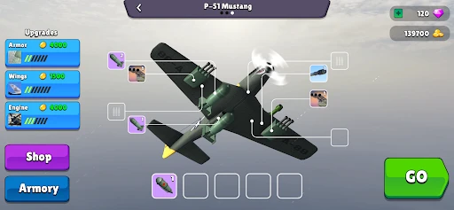 Bomber Ace: WW2 war plane game screenshot