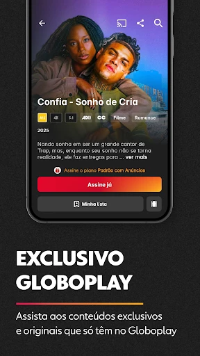 Globoplay: BBB 25, novelas e + screenshot