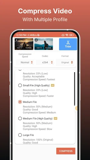 Compress Video Size Compressor screenshot