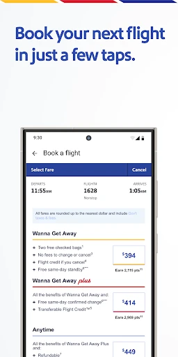 Southwest Airlines: Travel App screenshot