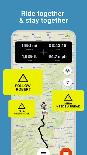 RISER - the motorcycle app screenshot