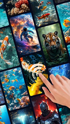 Ripple & 3D Live Wallpaper screenshot