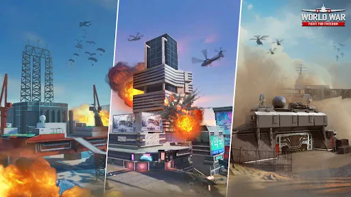 World War: Army Battle FPS 3D screenshot