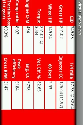 Virtual Dyno PRO screenshot