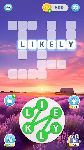 Sky Words: Word Game screenshot