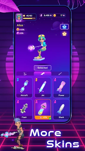 Rainbow Surfer: Duet Color screenshot