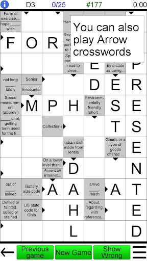 Crossword Unlimited screenshot