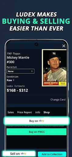 LUDEX Sports Card Scanner +TCG screenshot