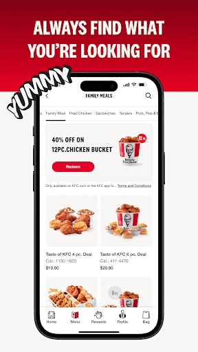 KFC US - Ordering App screenshot