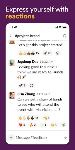 Slack screenshot