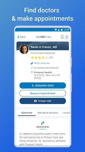 WebMD: Symptom Checker screenshot