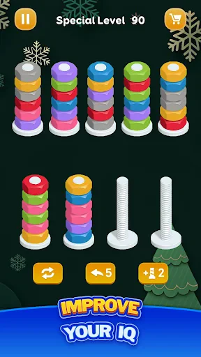 Nut Sort - Color Puzzle Games screenshot