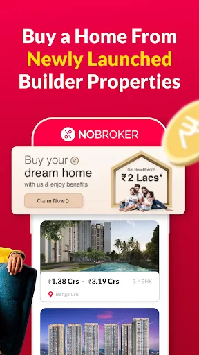 NoBroker Rent, Buy, Sell Flats screenshot
