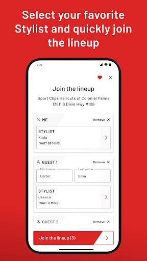 Sport Clips Haircuts Check-In screenshot