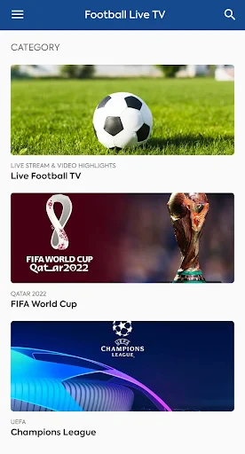 Live Football TV Streaming HD screenshot